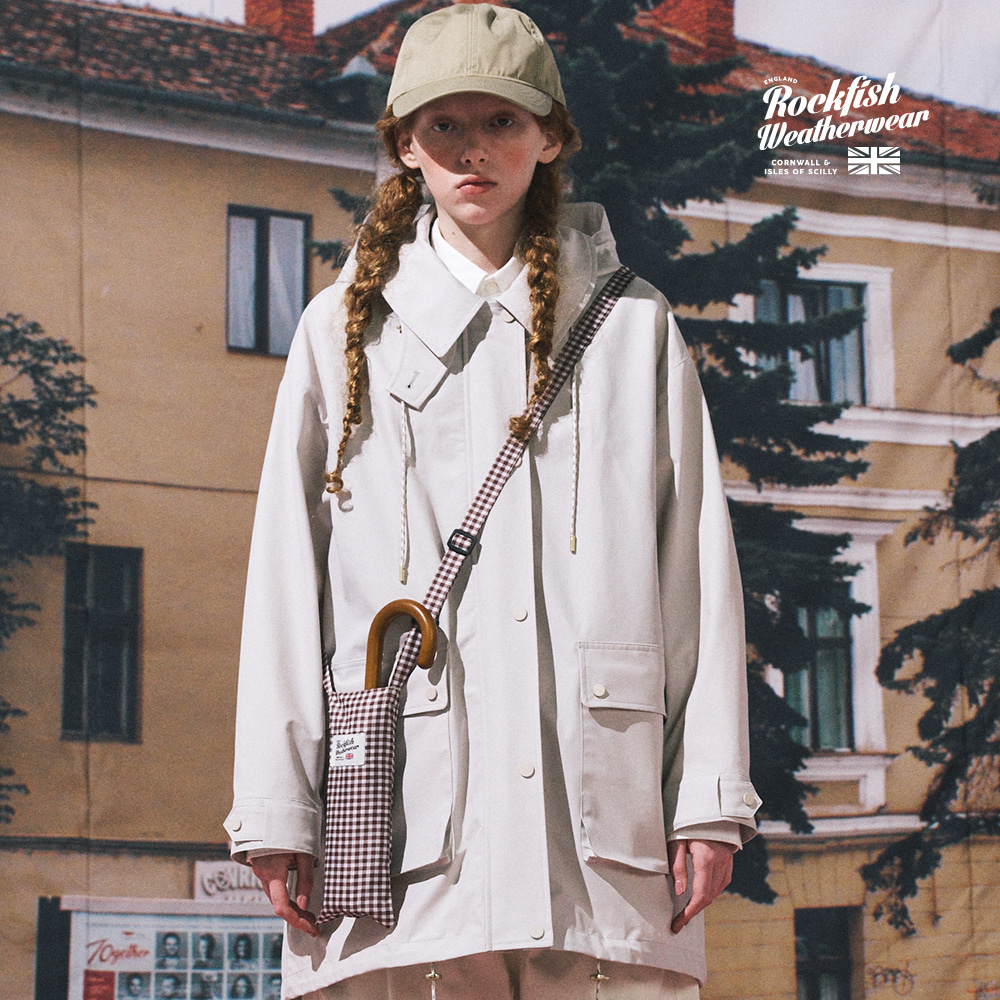 3-LAYER SHELL WEATHER COAT - BEIGE