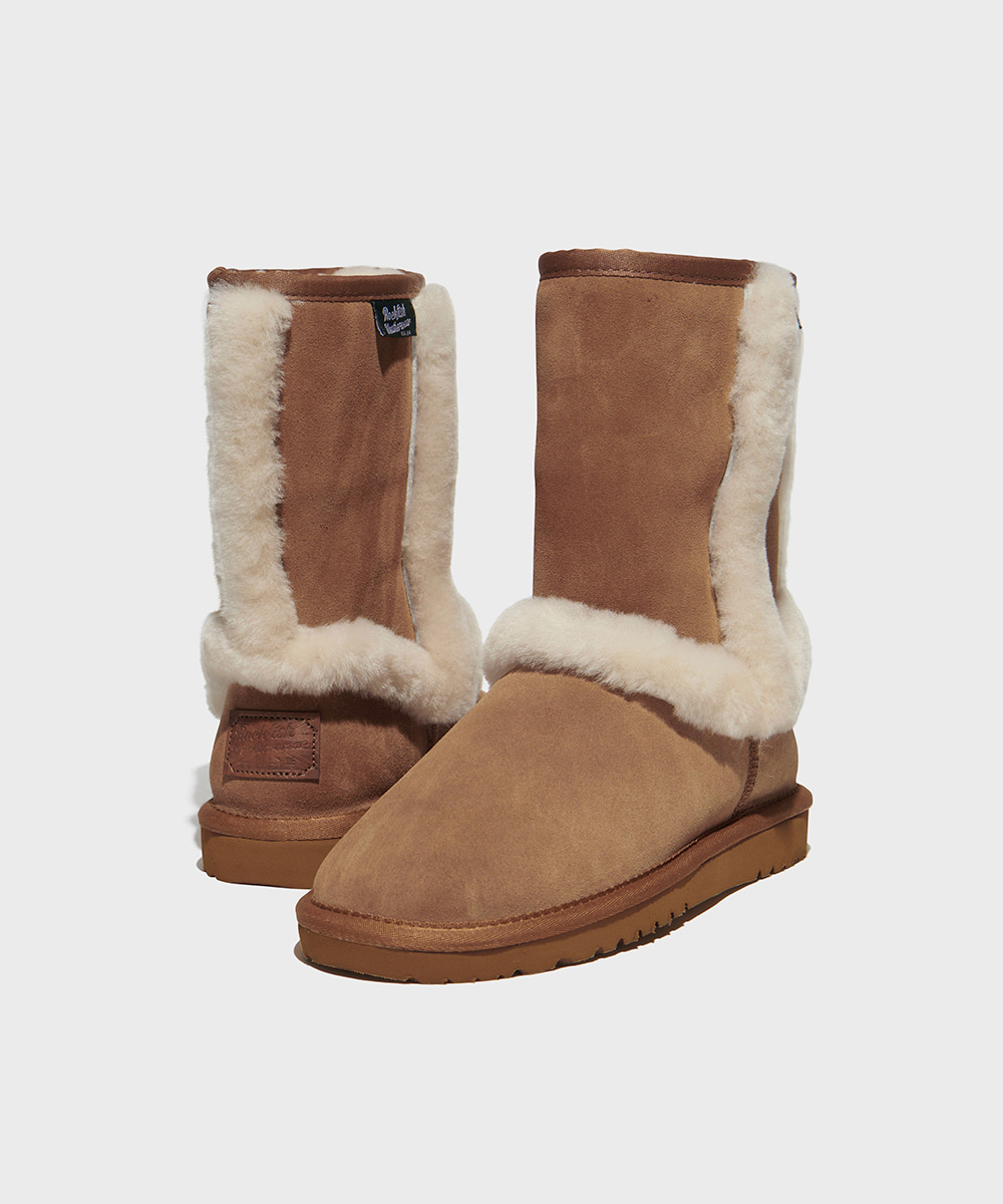 [NEW 10%] SHEARLING WINTER BOOTS(8inch) - 2color