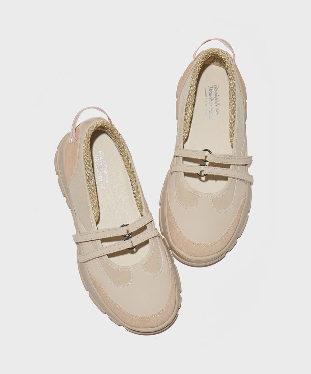TWO STRAP SNEAKERS - SAND
