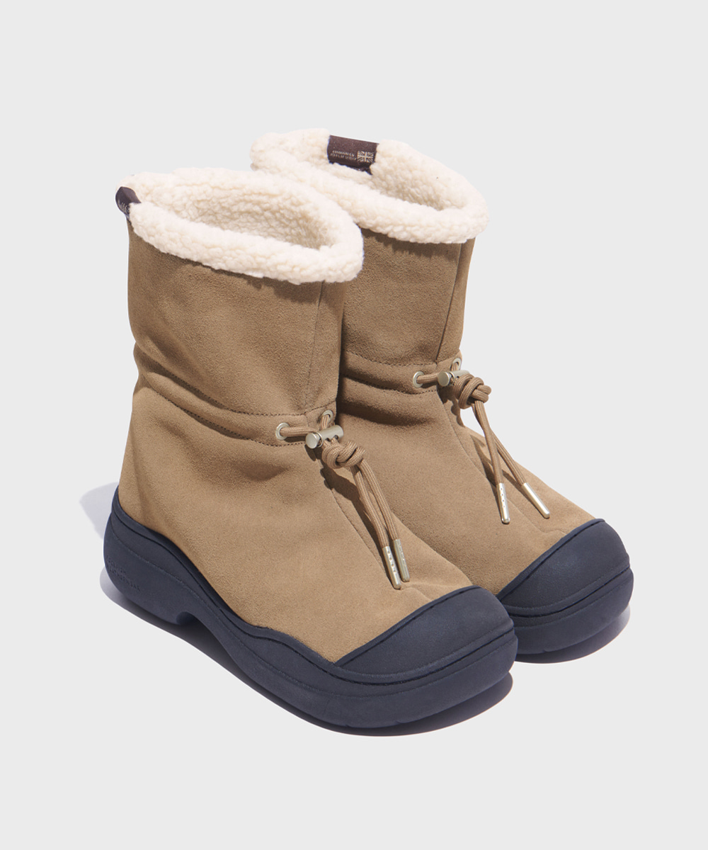 [NEW 10%] HAYDEN DRAW STRING WINTER BOOTS - COCOA