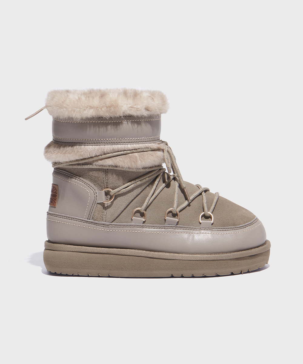 CLOUDY SNOW BOOTS - TAUPE