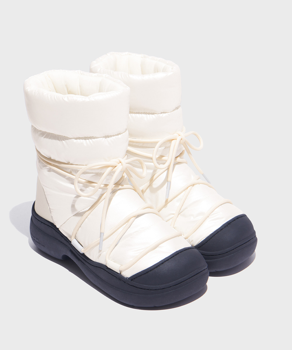 HAYDEN SNOW PADDED BOOTS - IVORY