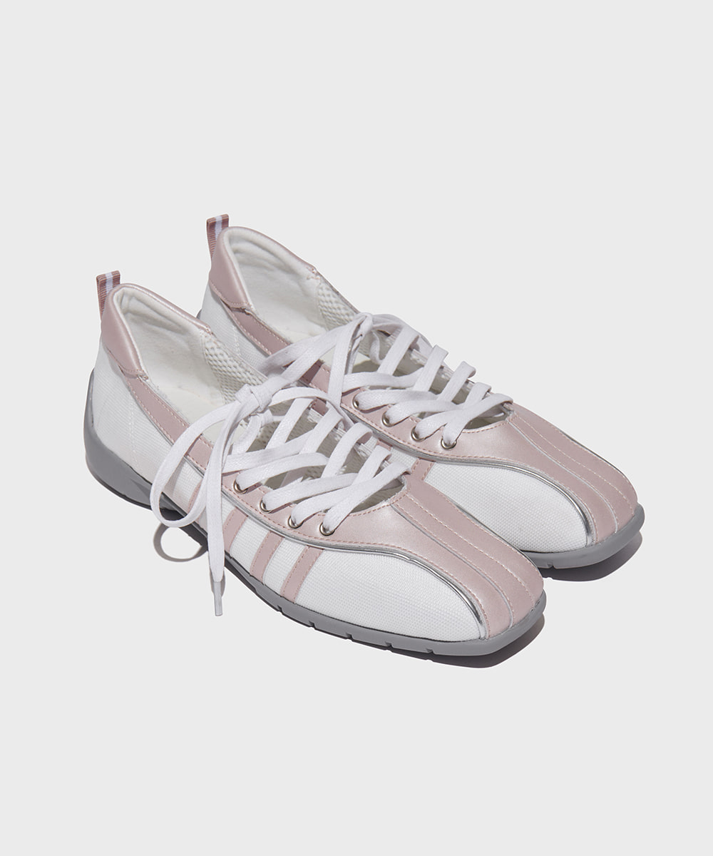 BLISS LACEUP SNEAKERS - PINK PEARL