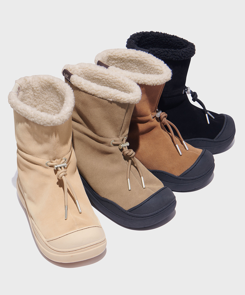 HAYDEN DRAW STRING WINTER BOOTS - 4color
